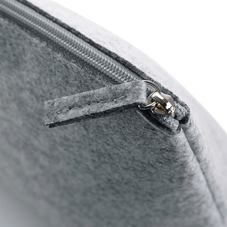 Personalised Small Bag - Light Grey Felt